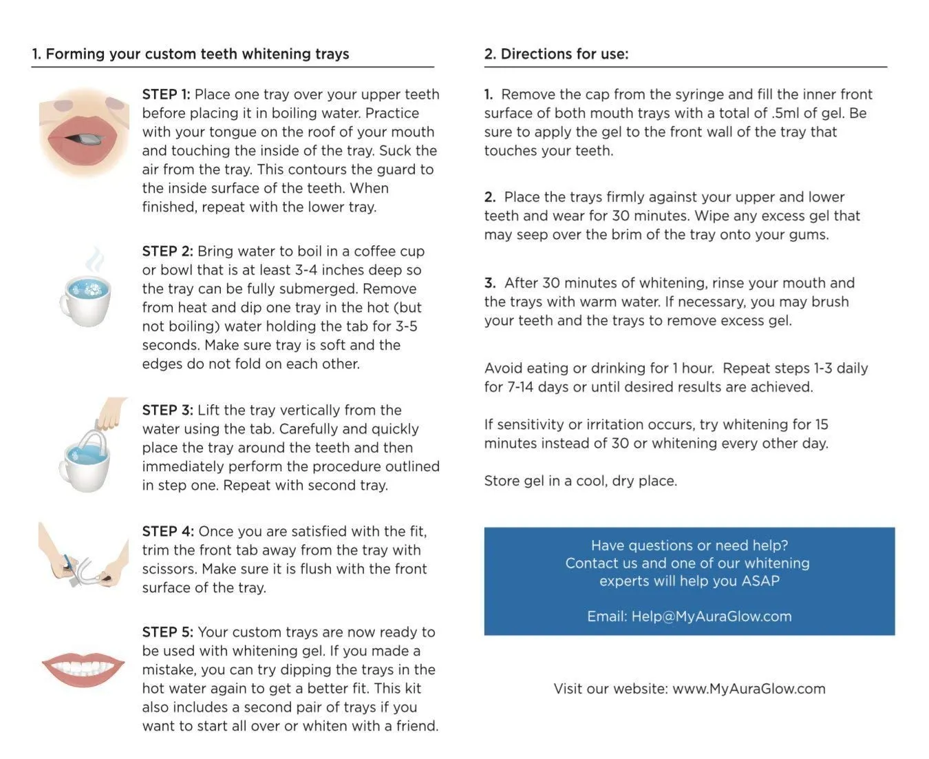 25897 teeth whitening tray application