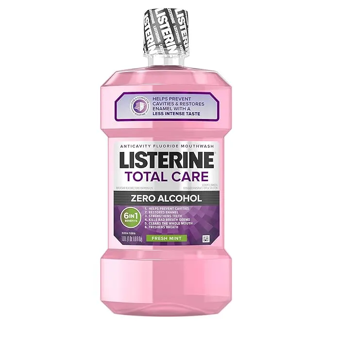 25962 listerine whitening mouthwash before after