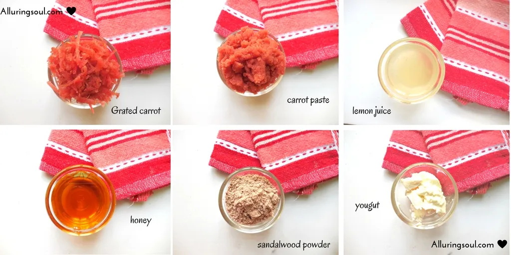 26057 carrot face mask routine