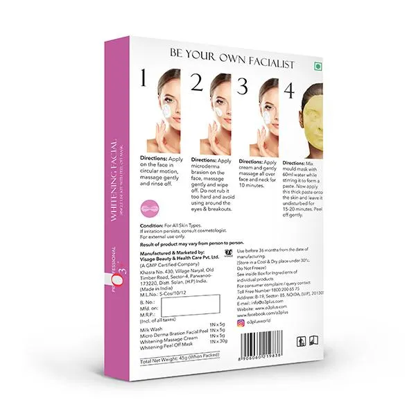 26069 o3 plus facial treatment